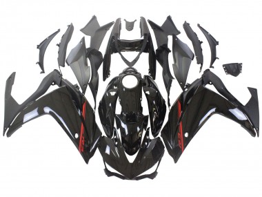 Mejores Carenados Moto Yamaha YZF R3/R25 2015-2018 - Negro Brillante Rojo Blanco