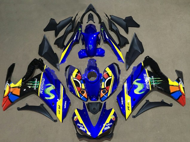 Mejores Carenados Moto Yamaha YZF R3/R25 2015-2018 - Azul Amarillo Rojo Negro Verde Monstruo
