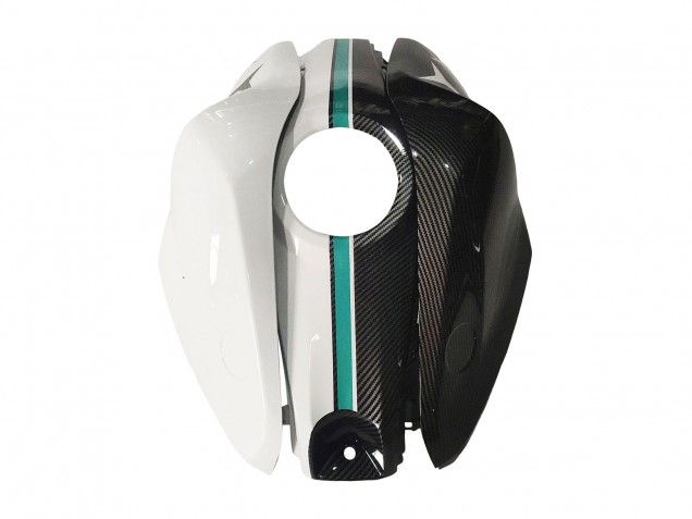 Mejores Carenados Moto Yamaha YZF R3/R25 2015-2018 - Blanco Verde Negro Brillante