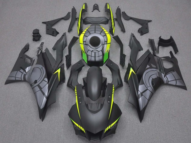 Mejores Carenados Moto Yamaha YZF R3/R25 2019-2021 - Amarillo Gris Negro Mate