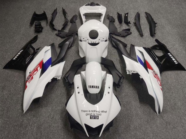 Mejores Carenados Moto Yamaha YZF R3/R25 2019-2021 - Blanco Rojo Azul Negro FibraCarbono 1919
