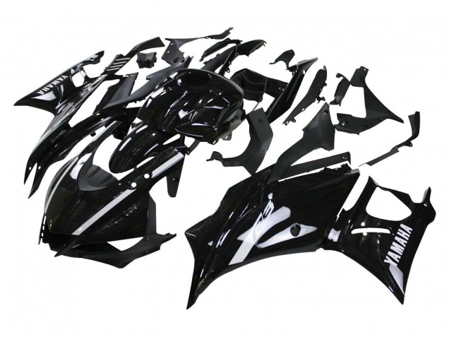 Mejores Carenados Moto Yamaha YZF R3/R25 2019-2021 - Negro Brillante Blanco
