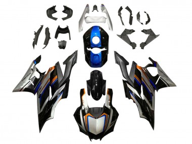 Mejores Carenados Moto Yamaha YZF R3/R25 2019-2021 - Plata Naranja Azul Negro