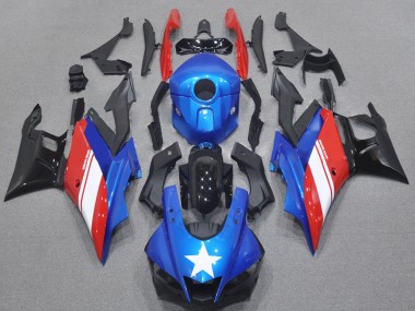 Mejores Kits Carenado Moto Yamaha YZF R3/R25 2022-2024 - Azul Blanco Rojo Negro