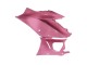 Mejores Carenado Moto Yamaha YZF R3/R25 2022-2024 - Rosa Negro