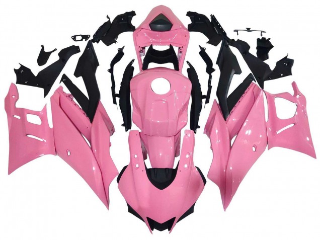 Mejores Carenado Moto Yamaha YZF R3/R25 2022-2024 - Rosa Negro