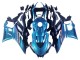 Mejores Carenado Moto Yamaha YZF R3/R25 2022-2024 - Azul Blanco Rojo Negro