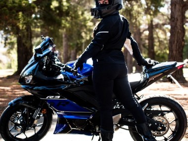 Mejores Carenados Moto Yamaha YZF R3/R25 2022-2024 - Azul Negro Brillante