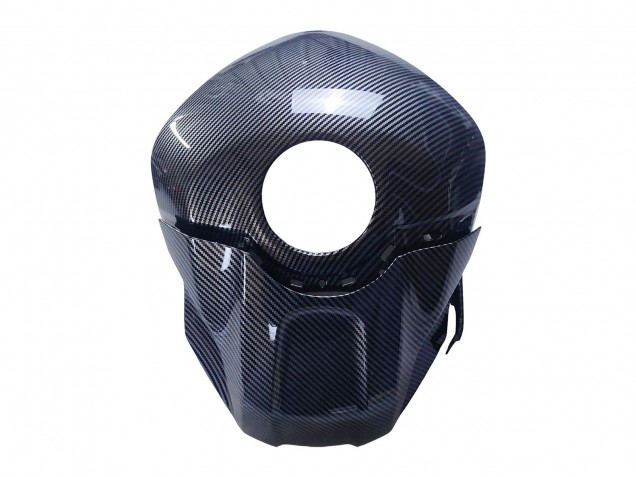 Mejores Carenados Moto Yamaha YZF R3/R25 2022-2024 - Negro FibraCarbono Estilo Oro Rojo ABBOT