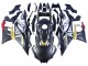 Mejores Carenados Moto Yamaha YZF R3/R25 2022-2024 - Negro FibraCarbono Estilo Oro Rojo ABBOT