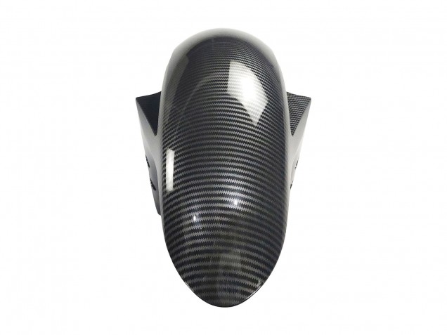 Mejores Carenados Moto Yamaha YZF R3/R25 2022-2024 - Negro FibraCarbono Estilo Plata Azul