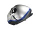 Mejores Carenados Moto Yamaha YZF R3/R25 2022-2024 - Negro FibraCarbono Estilo Plata Azul