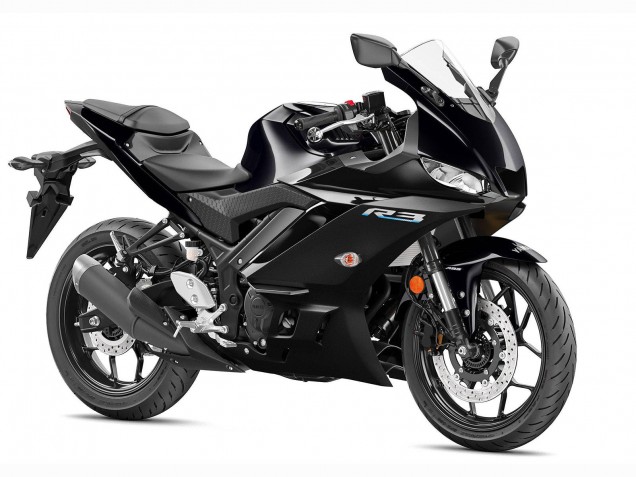 Mejores Carenado Moto Yamaha YZF R3/R25 2022-2024 - Negro Brillante