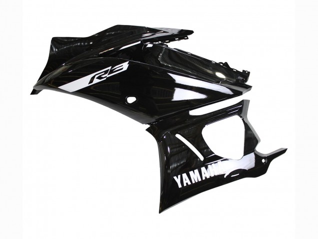 Mejores Carenados Moto Yamaha YZF R3/R25 2022-2024 - Negro Brillante