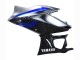 Mejores Carenados Moto Yamaha YZF R3/R25 2022-2024 - Marble Negro Plata Azul Falsificado FibraCarbono Estilo