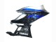 Mejores Carenados Moto Yamaha YZF R3/R25 2022-2024 - Marble Negro Plata Azul Falsificado FibraCarbono Estilo