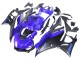 Mejores Carenado Moto Yamaha YZF R3/R25 2022-2024 - Azul Negro Mate