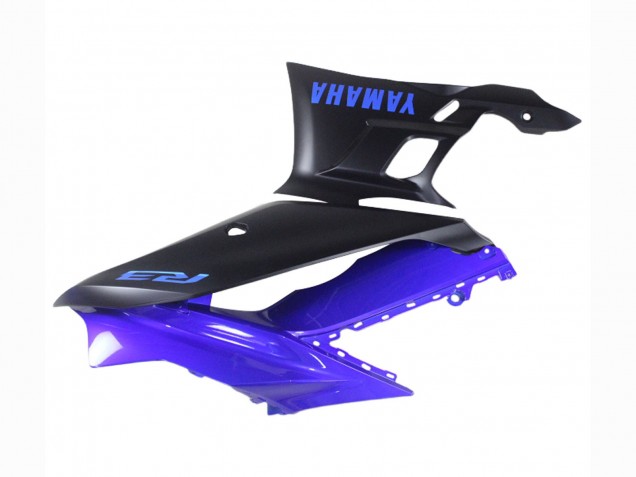 Mejores Carenado Moto Yamaha YZF R3/R25 2022-2024 - Azul Negro Mate