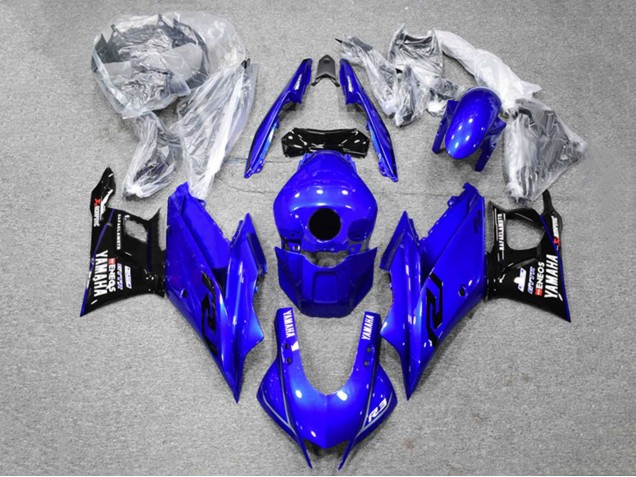 Mejores Carenados Moto Yamaha YZF R3/R25 2022-2024 - Azul Negro ENEOS