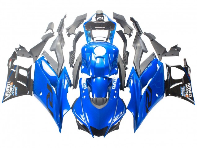 Mejores Carenados Moto Yamaha YZF R3/R25 2022-2024 - Azul Negro ENEOS