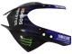 Mejores Carenados Moto Yamaha YZF R3/R25 2022-2024 - Azul Verde Negro Monstruo Yamalube ENEOS