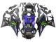 Mejores Carenados Moto Yamaha YZF R3/R25 2022-2024 - Azul Verde Negro Monstruo Yamalube ENEOS