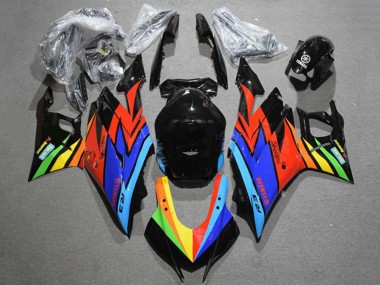 Mejores Carenados Moto Yamaha YZF R3/R25 2022-2024 - Negro Brillante Azul Rojo Amarillo Verde