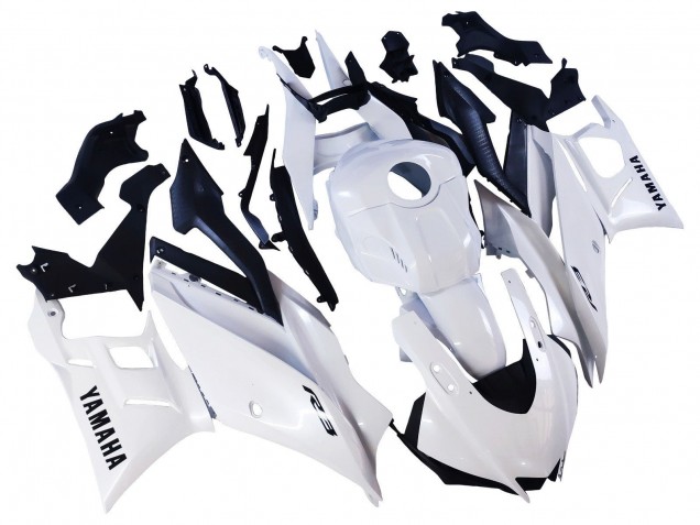Mejores Carenados Moto Yamaha YZF R3/R25 2022-2024 - Blanco