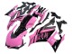 Mejores Carenados Moto Yamaha YZF R3/R25 2022-2024 - Rosa Negro Brillante Monstruo