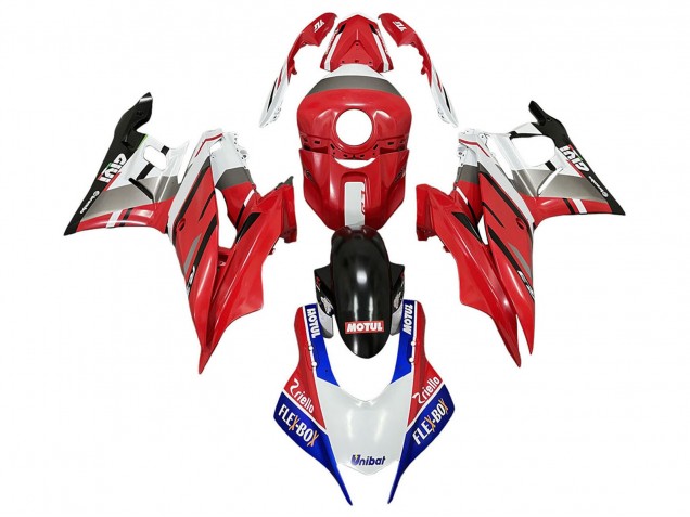 Mejores Carenados Moto Yamaha YZF R3/R25 2022-2024 - Blanco Rojo Azul Negro Motul Flex Box Givi Unubat