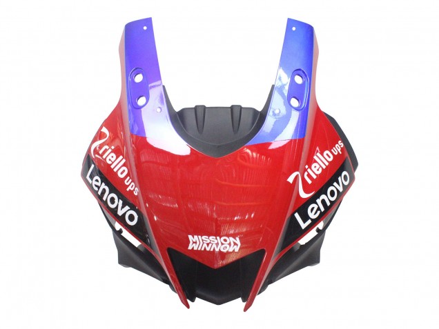 Mejores Carenados Moto Yamaha YZF R3/R25 2022-2024 - Rojo Azul Negro Lenovo Valsir