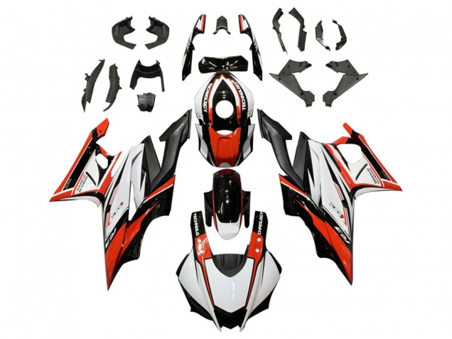 Mejores Kits Carenado Moto Yamaha YZF R3/R25 2022-2024 - Blanco Rojo Negro