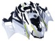 Mejores Carenados Moto Yamaha YZF R3/R25 2022-2024 - Blanco Amarillo Negro