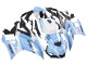 Mejores Carenados Moto Yamaha YZF R3/R25 2022-2024 - Blanco Azul Claro