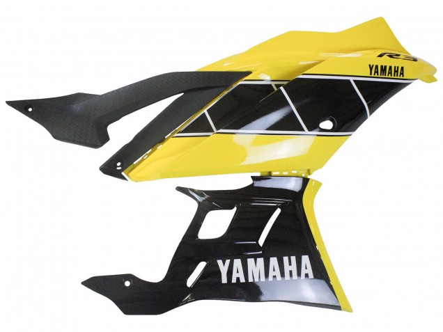 Mejores Carenado Moto Yamaha YZF R3/R25 2022-2024 - Amarillo Negro