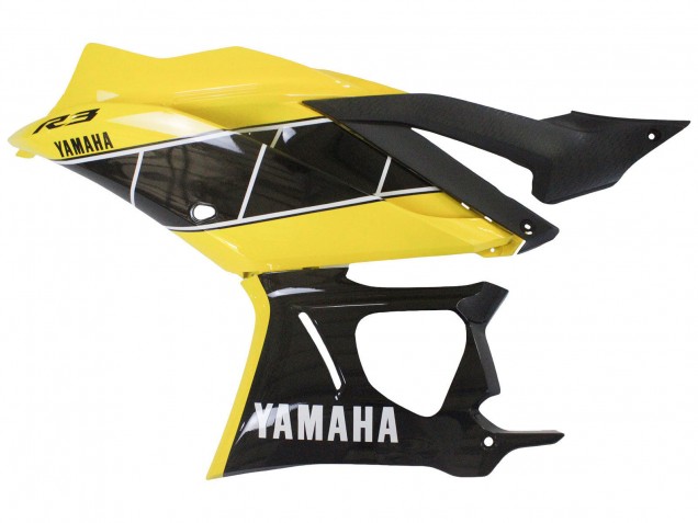 Mejores Carenado Moto Yamaha YZF R3/R25 2022-2024 - Amarillo Negro