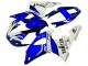 Mejores Carenados Moto Yamaha YZF 1000 R1 1998-1999 - Blanco Azul Negro