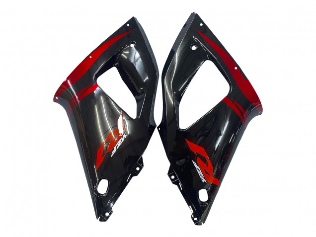 Mejores Carenados Moto Yamaha YZF 1000 R1 1998-1999 - Negro Brillante Rojo