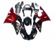 Mejores Carenados Moto Yamaha YZF 1000 R1 1998-1999 - Negro Brillante Rojo