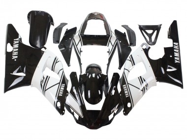 Mejores Carenados Moto Yamaha YZF 1000 R1 2000-2001 - Blanco Negro