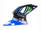 Mejores Carenados Moto Yamaha YZF 1000 R1 2000-2001 - Azul Negro Verde Monstruo Yamalube ENEOS 46