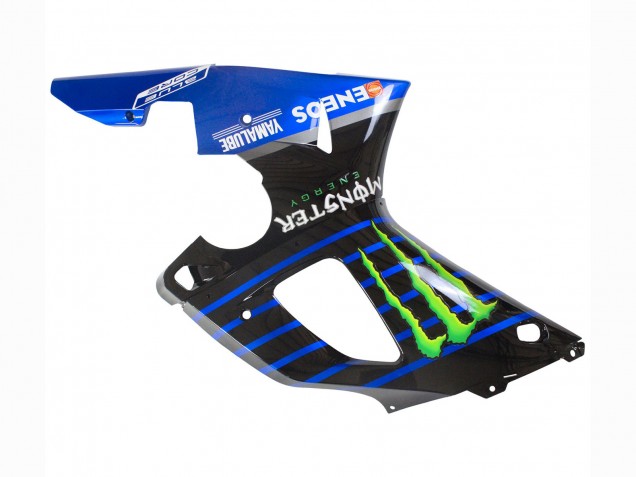 Mejores Carenados Moto Yamaha YZF 1000 R1 2000-2001 - Azul Negro Verde Monstruo Yamalube ENEOS 46