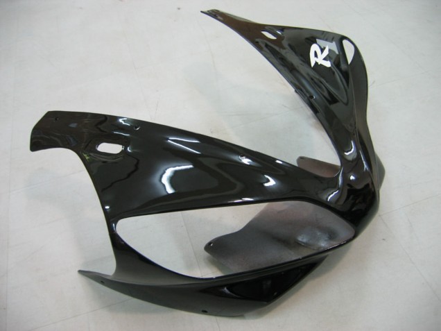 Mejores Carenados Moto Yamaha YZF 1000 R1 2000-2001 - Negro Brillante Blanco Calcomanía