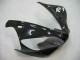 Mejores Carenados Moto Yamaha YZF 1000 R1 2000-2001 - Negro Brillante Blanco Calcomanía