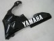 Mejores Carenados Moto Yamaha YZF 1000 R1 2000-2001 - Negro Brillante Blanco Calcomanía