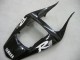 Mejores Carenados Moto Yamaha YZF 1000 R1 2000-2001 - Negro Brillante Blanco Calcomanía