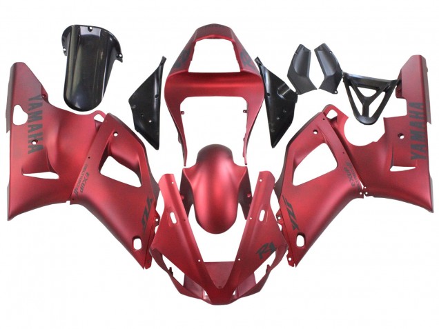 Mejores Carenados Moto Yamaha YZF 1000 R1 2000-2001 - Rojo Mate