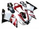 Mejores Carenado Moto Yamaha YZF 1000 R1 2000-2001 - Rojo Blanco Negro Brillante