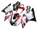 Mejores Carenado Moto Yamaha YZF 1000 R1 2000-2001 - Rojo Blanco Negro Brillante