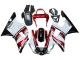 Mejores Carenado Moto Yamaha YZF 1000 R1 2000-2001 - Rojo Blanco Negro Brillante